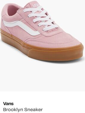 Vans Brooklyn Sneaker, Suede Gum Pink Dawn